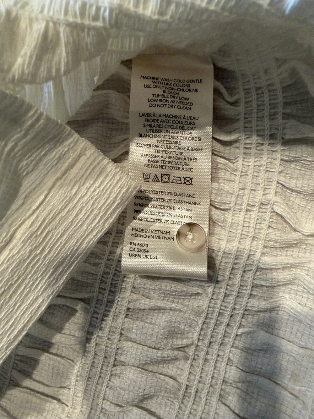 Anthropologie - Maeve - Smocked Button Down Top - Picture 10 of 10